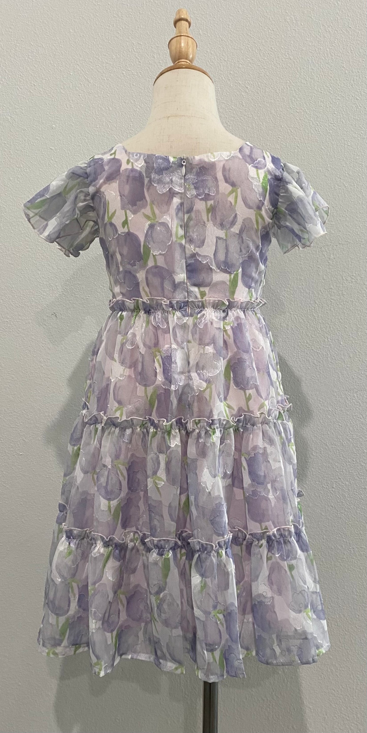 Genevieve Dress- Purple