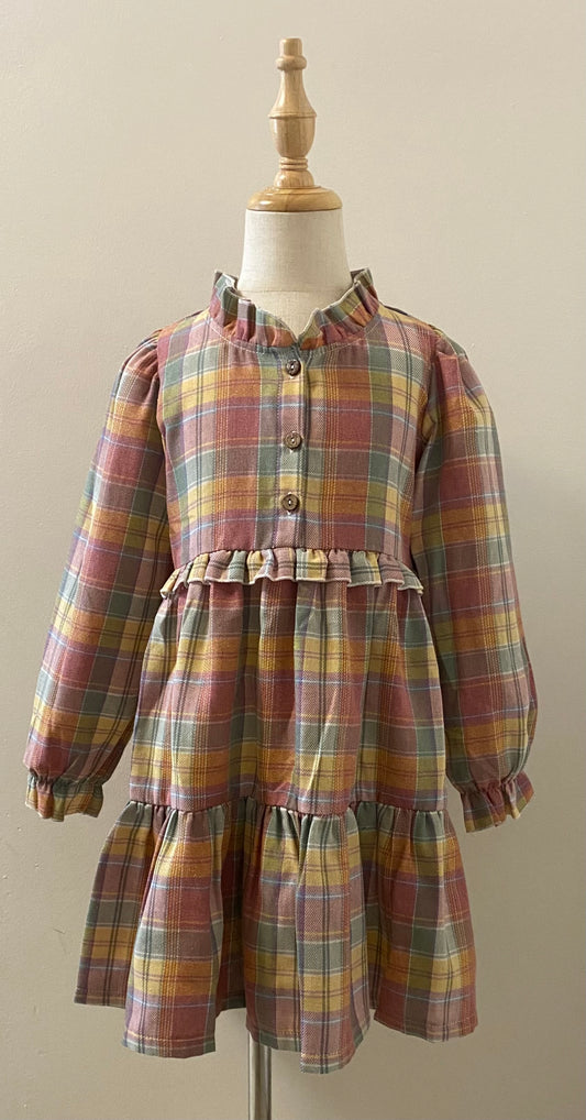 Autumn Plaid Dress